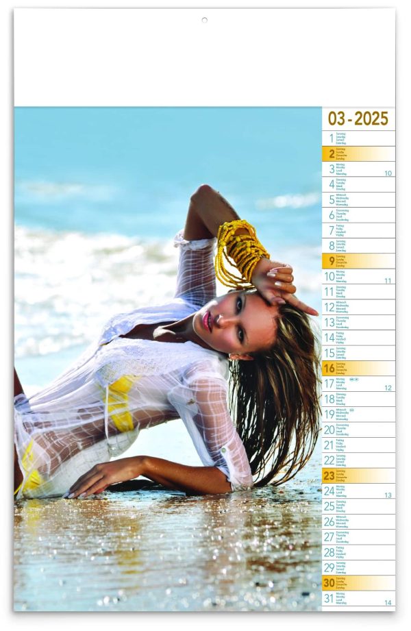 Kalender Tropical Girls 2025 - Maart