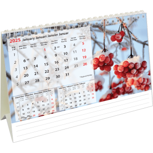 Bureaukalender Beautiful Nature 2025 - Januari
