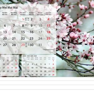 Bureaukalender Beautiful Nature 2025 - Mei