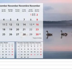 Bureaukalender Beautiful Nature 2025 - November