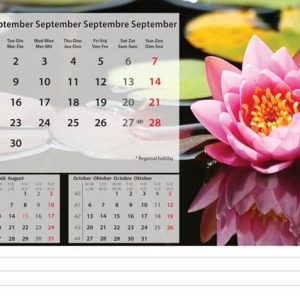 Bureaukalender Beautiful Nature 2025 - September