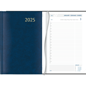 Agenda Daily 2025 Blauw