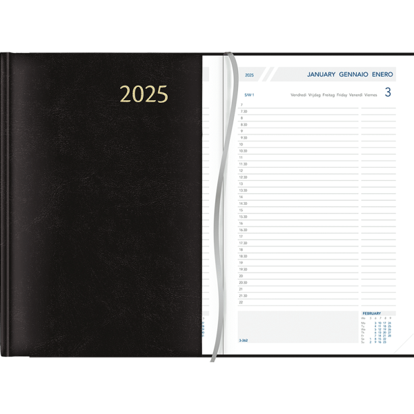 Agenda Daily 2025 zwart