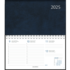 Agenda Novoplan 2025 blauw