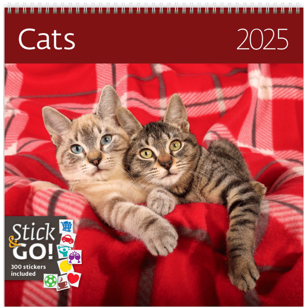 Muurkalender Cats 2025