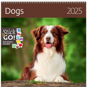 Muurkalender Dogs 2025