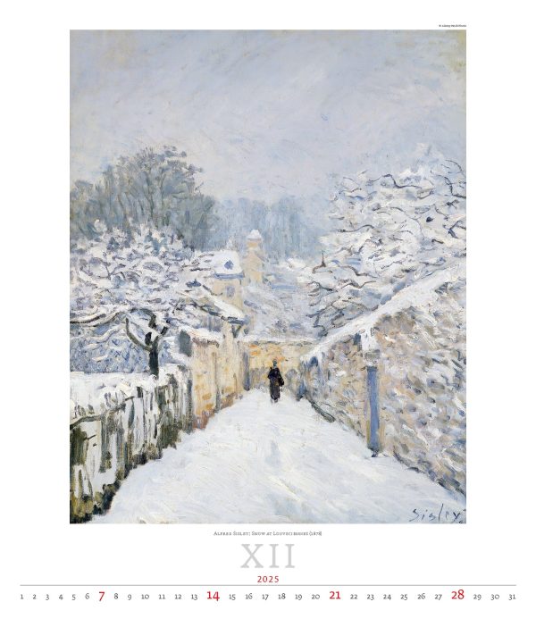 Kunstkalender Impressionism 2025 - December