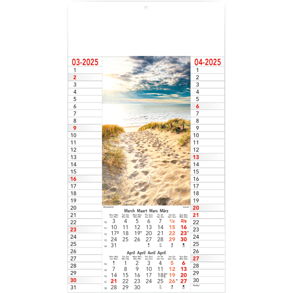 Muurkalender Seaside 2025 - pagina 2